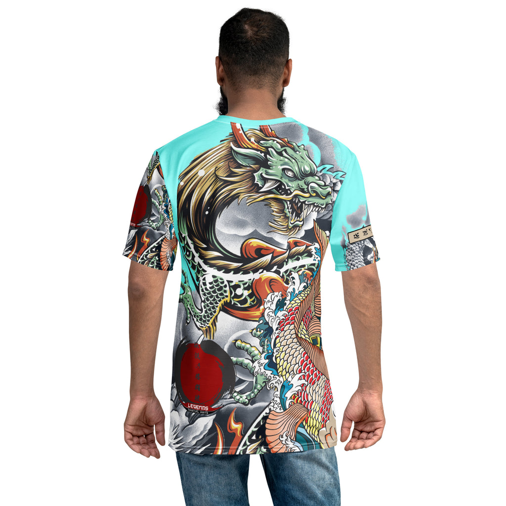 legends dragon koi t-shirt