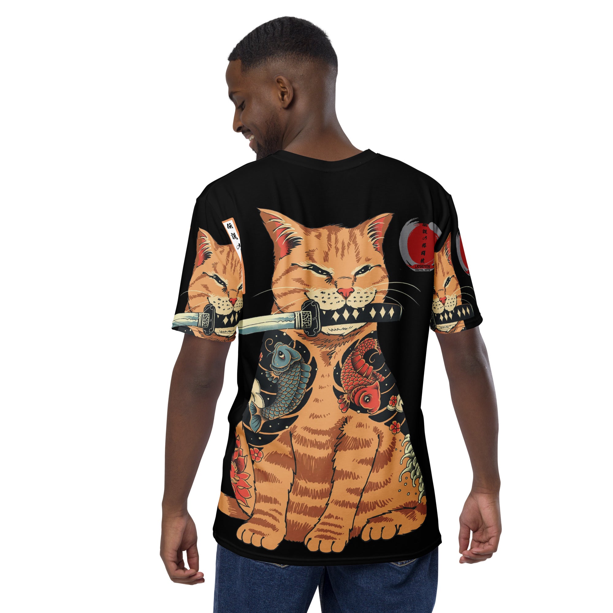 Legends Samurai Cat T-shirt