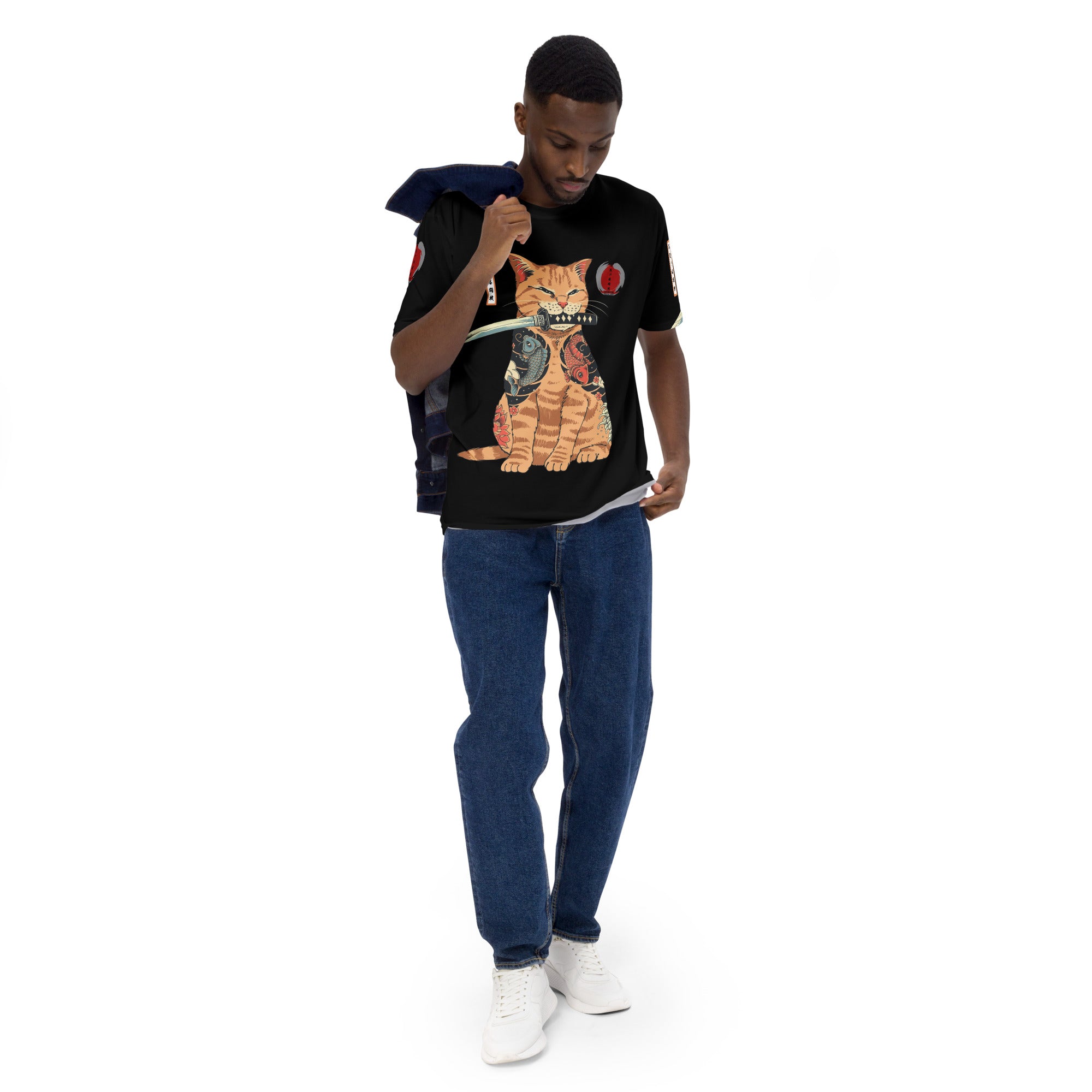 Legends Samurai Cat T-shirt