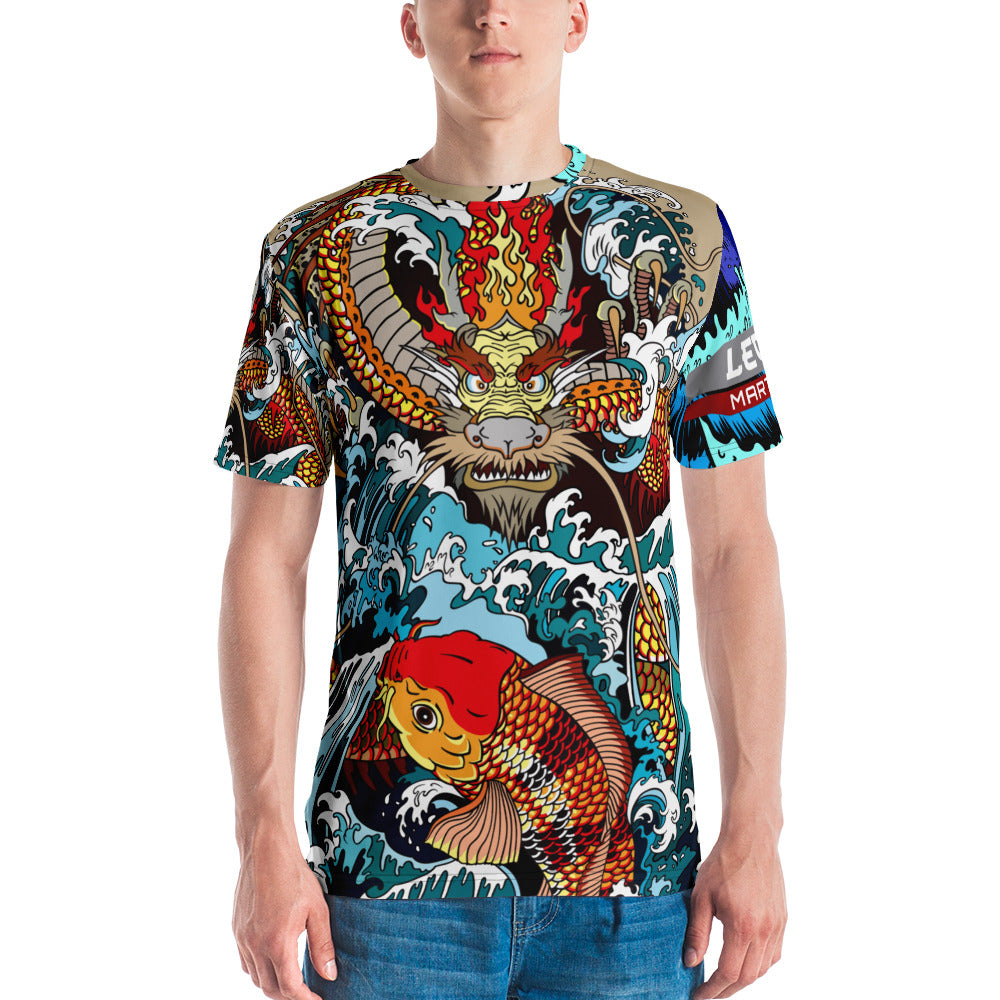 dragon water koi t-shirt
