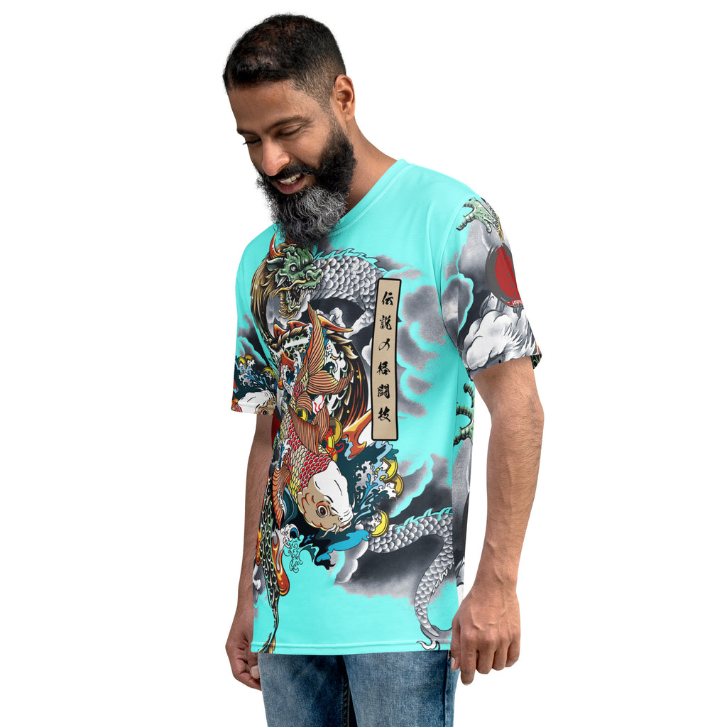 legends dragon koi t-shirt