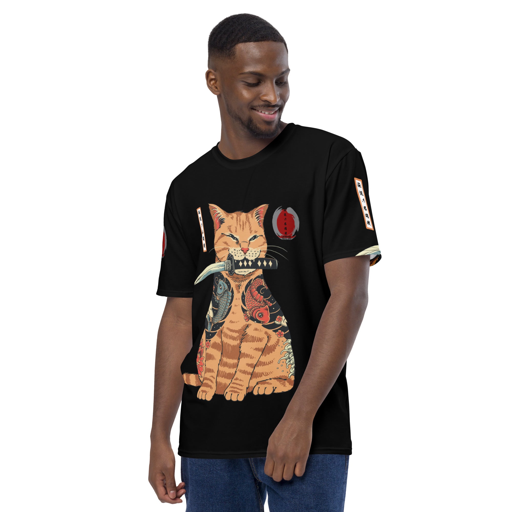 Legends Samurai Cat T-shirt