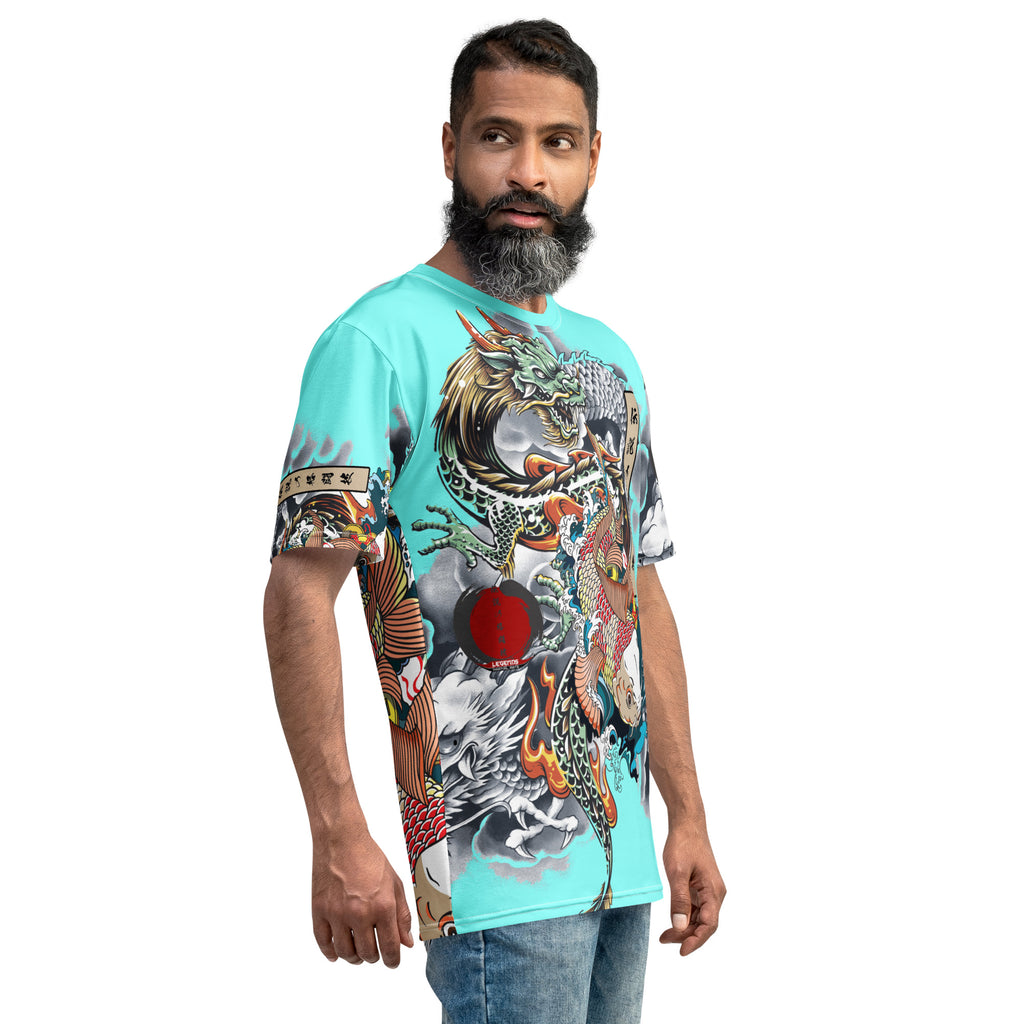 legends dragon koi t-shirt