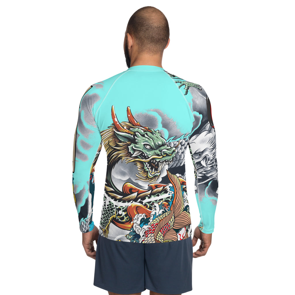 legends dragon koi Rash Guard