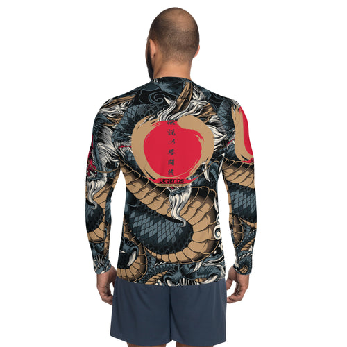 legends blue dragon Rash Guard