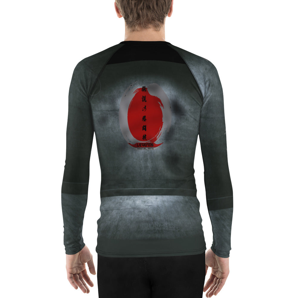legends samurai smiley Rash Guard