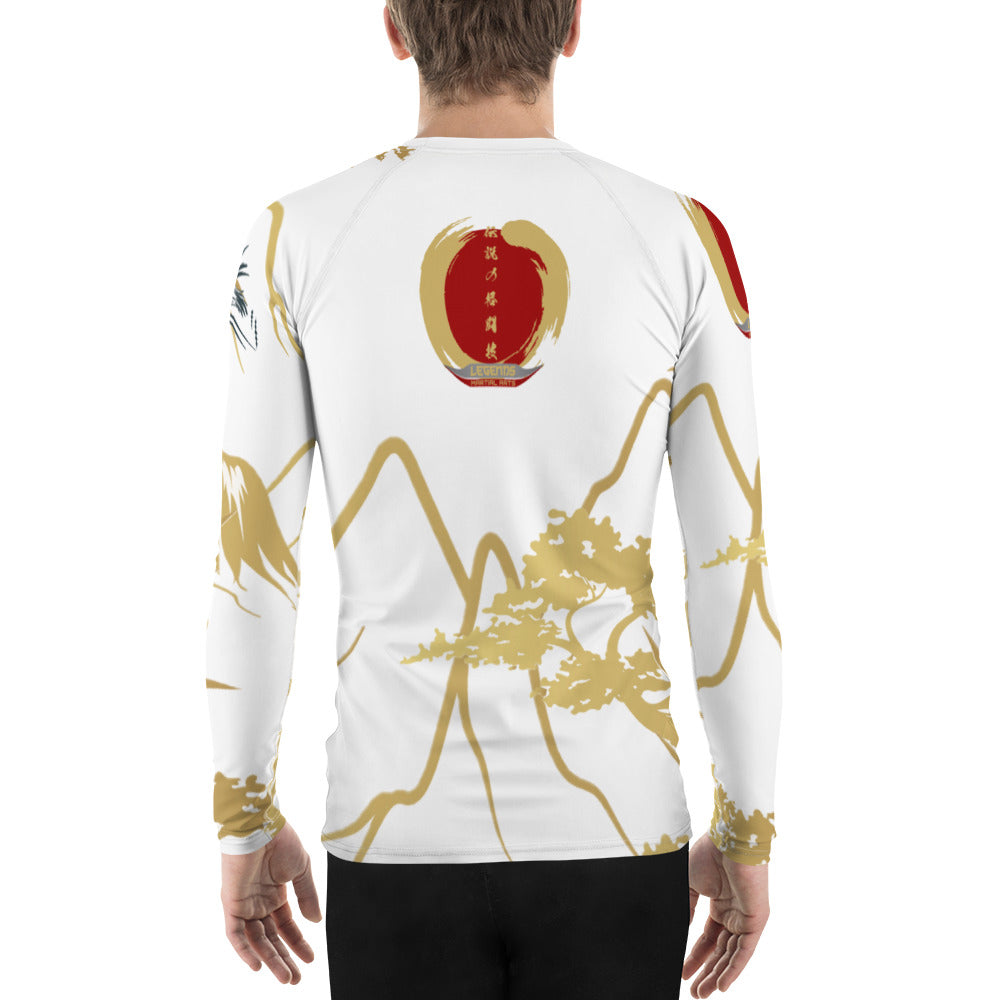 Legends Golden Crane Rash Guard