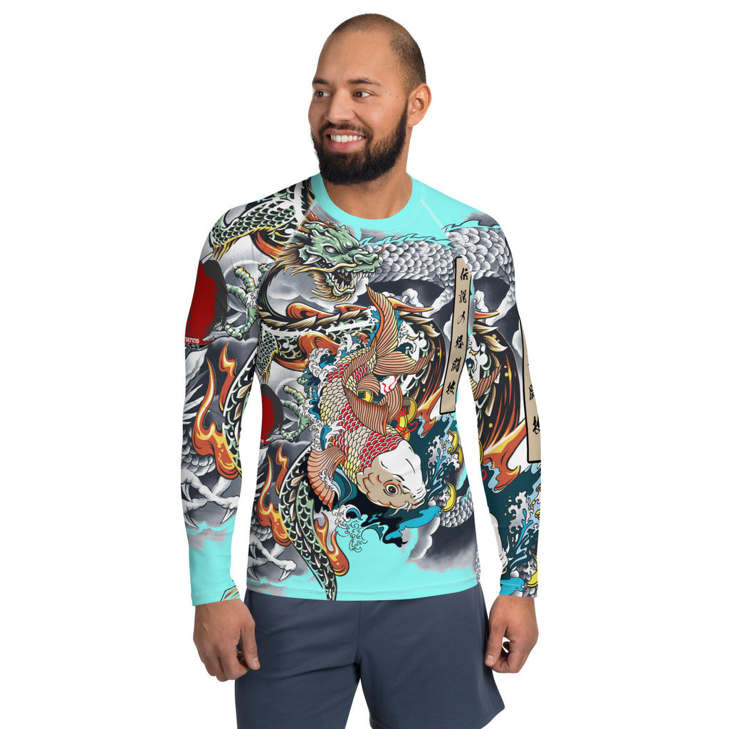 legends dragon koi Rash Guard