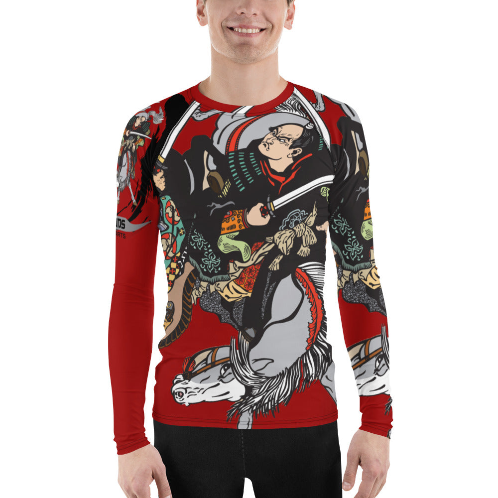 samurai horse Rash Guard