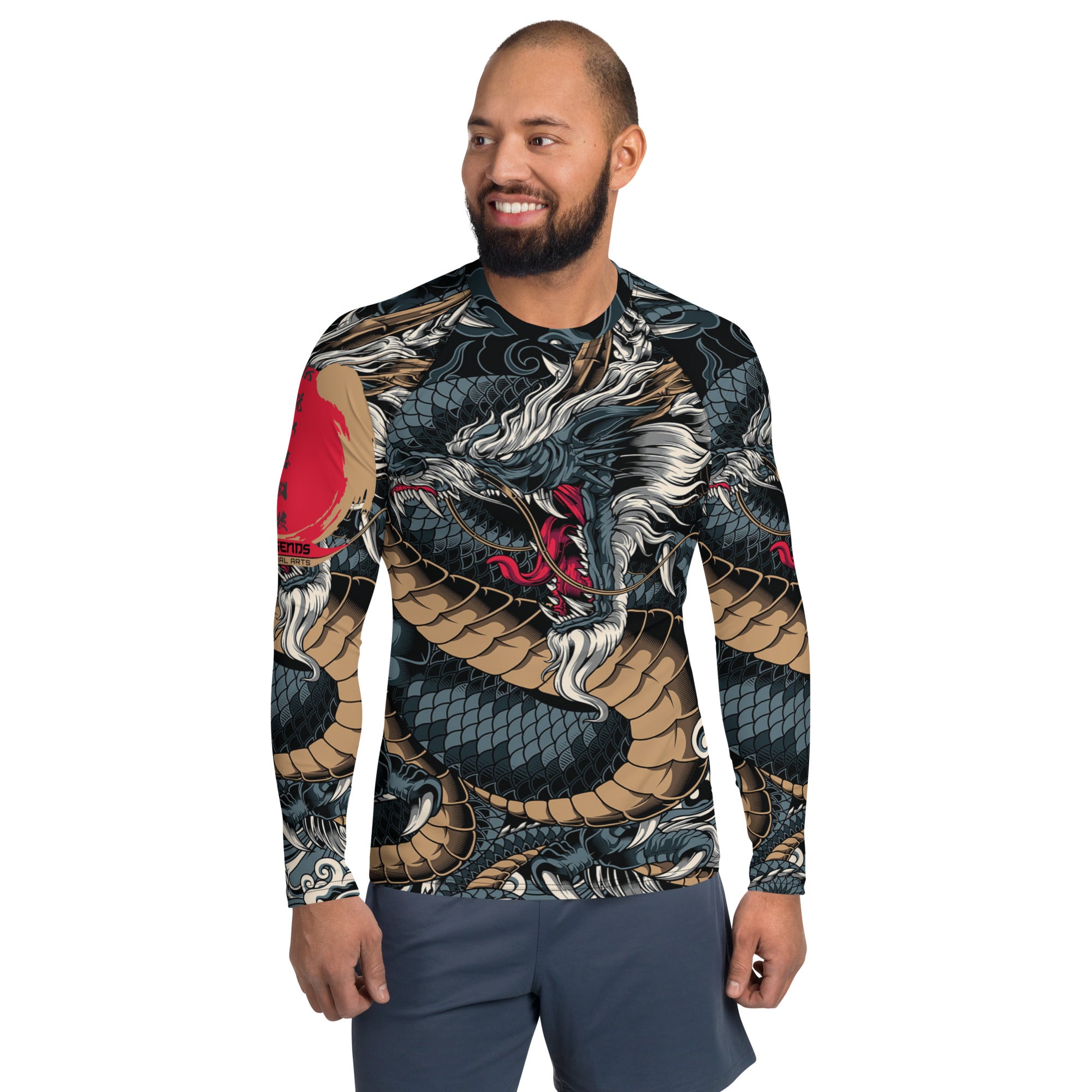legends blue dragon Rash Guard