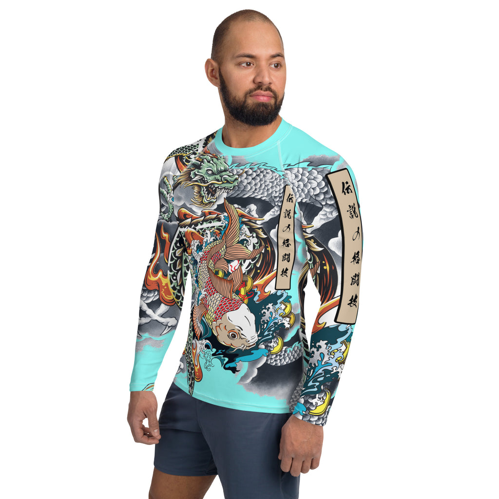 legends dragon koi Rash Guard