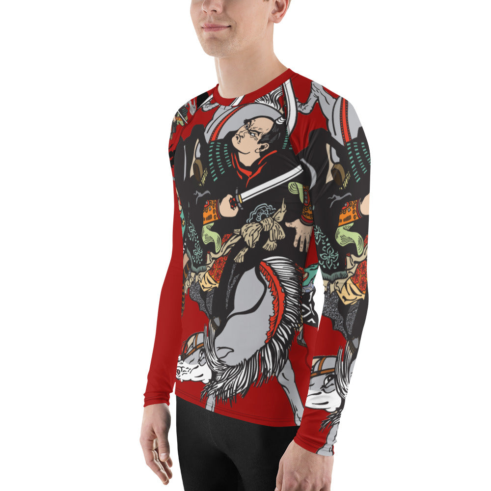 samurai horse Rash Guard