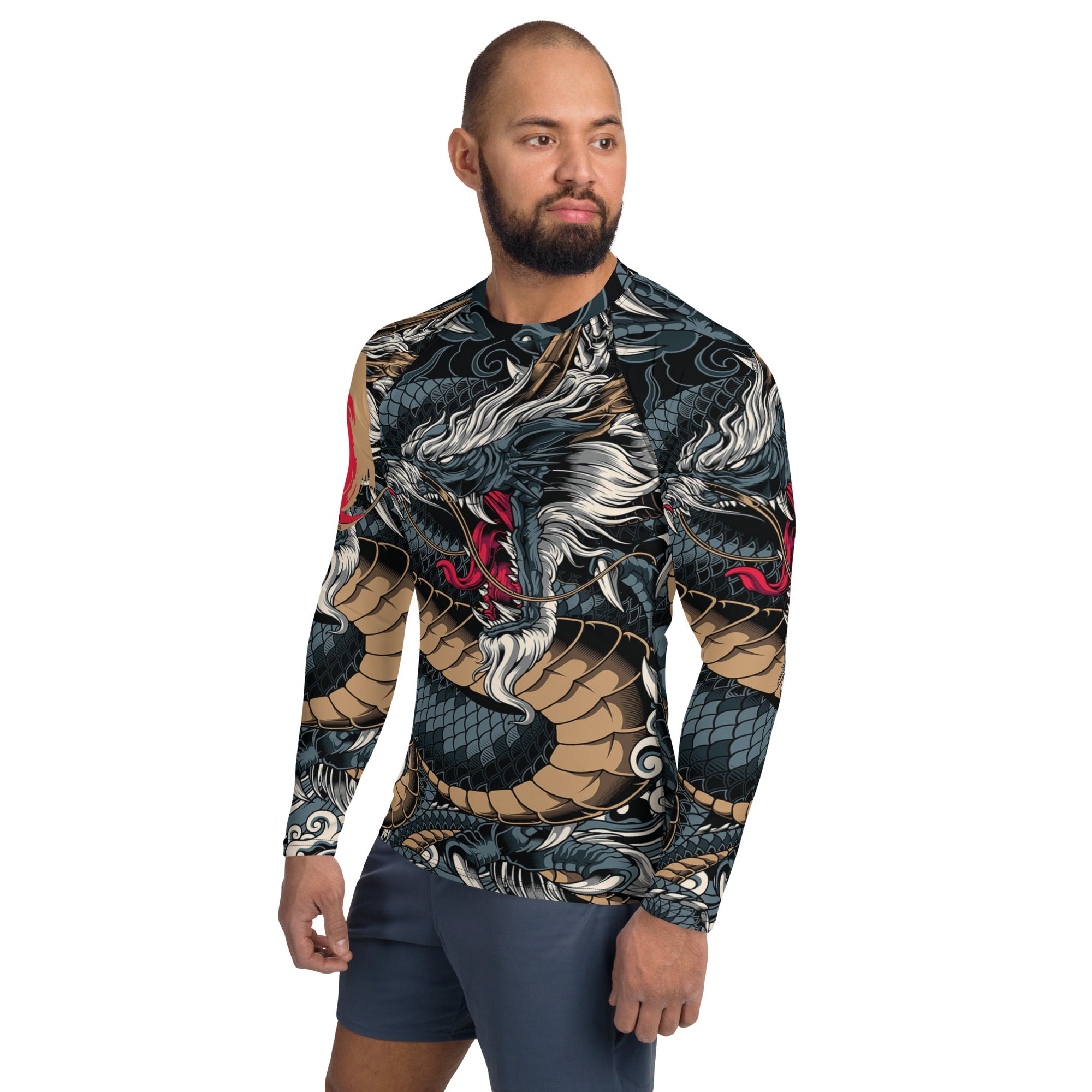 legends blue dragon Rash Guard