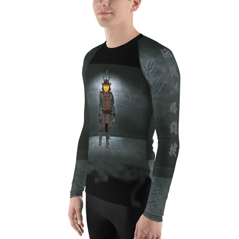 legends samurai smiley Rash Guard