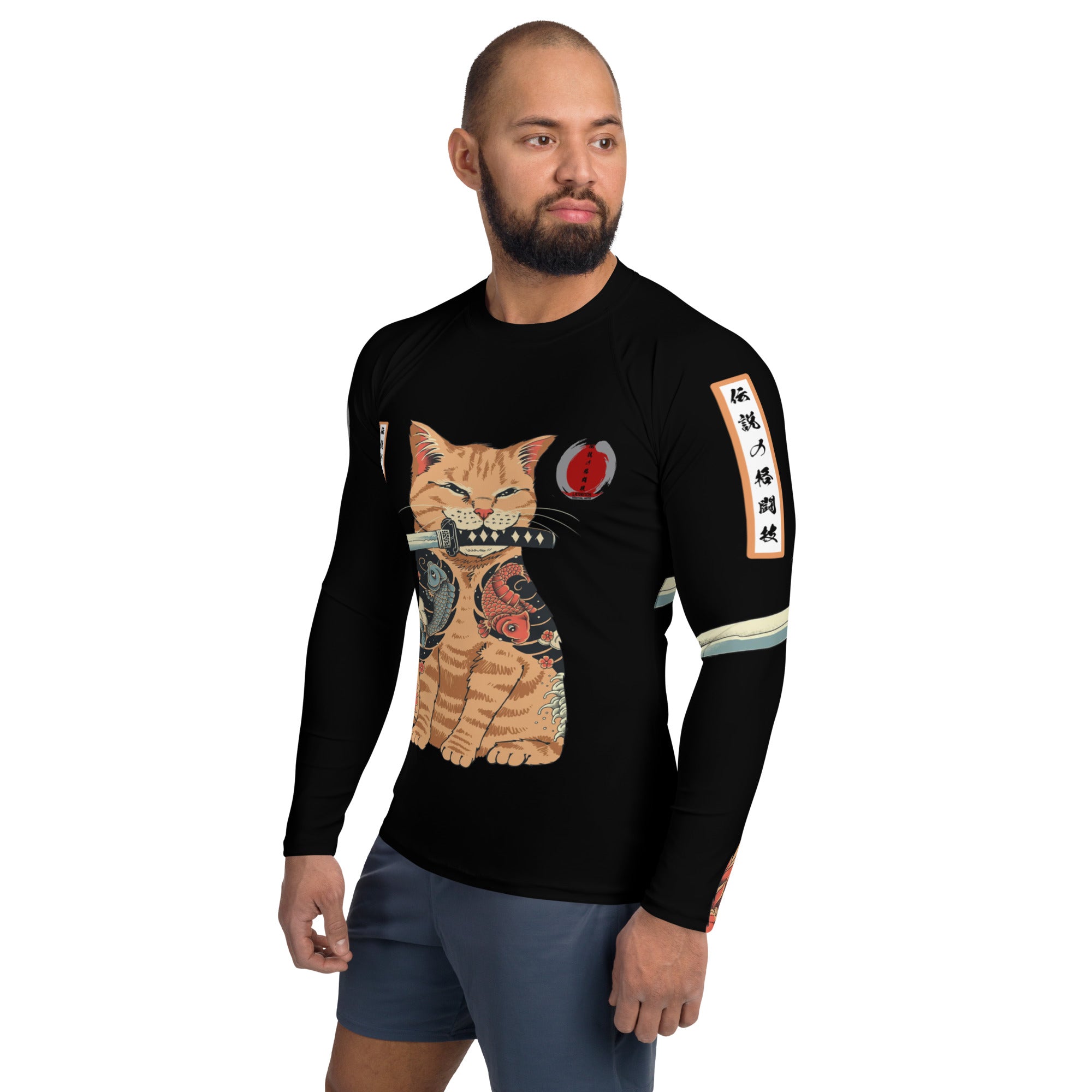 Legends Samurai Cat Rash Guard
