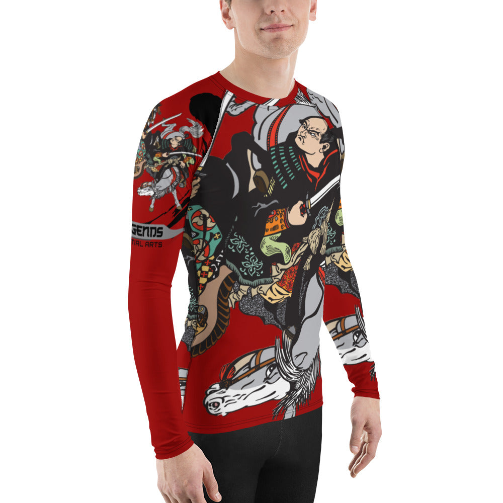 samurai horse Rash Guard