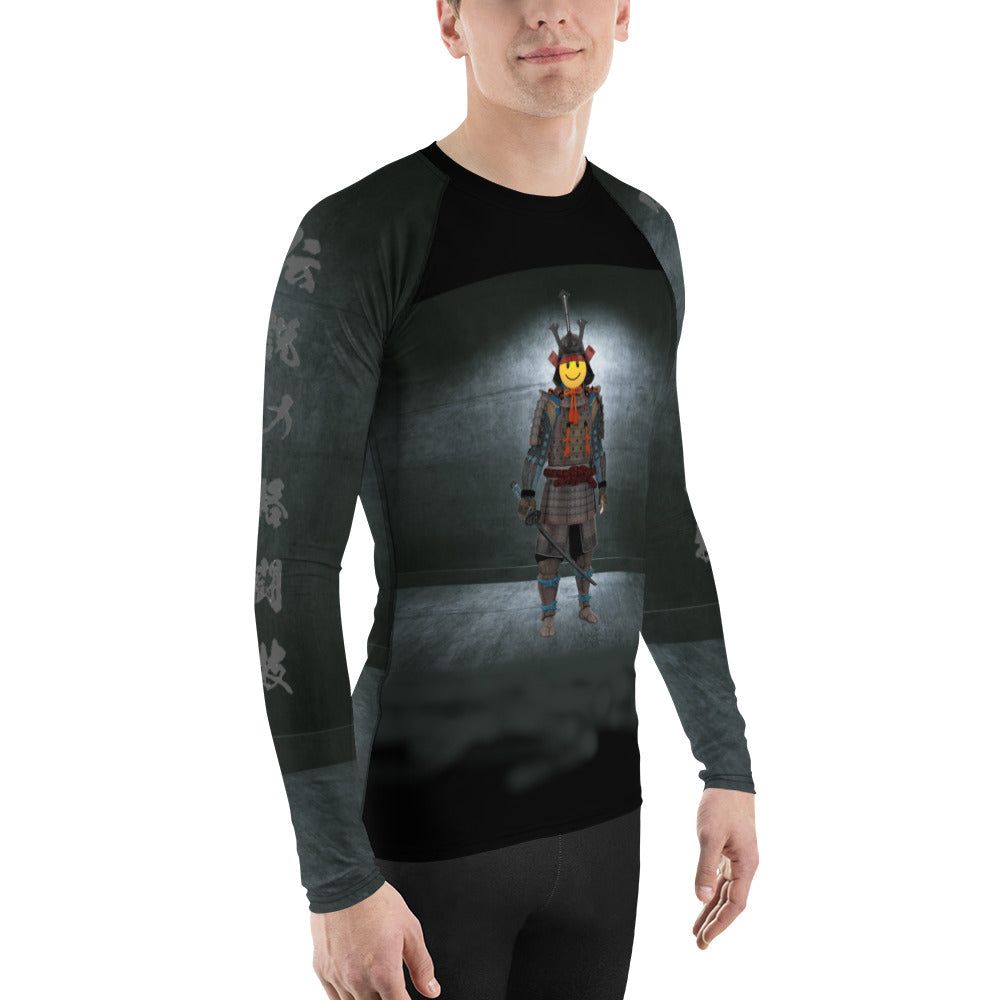 legends samurai smiley Rash Guard