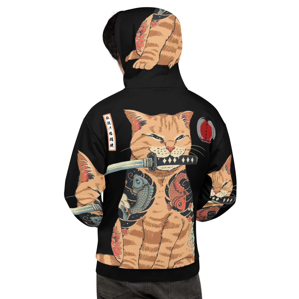 Legends Samurai Cat Hoodie