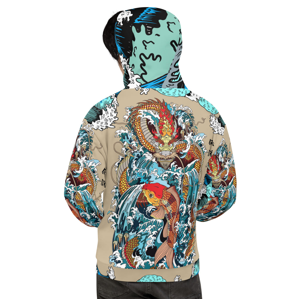 Dragon Water Koi Hoodie