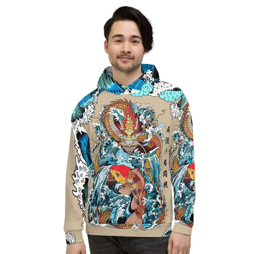 Dragon Water Koi Hoodie