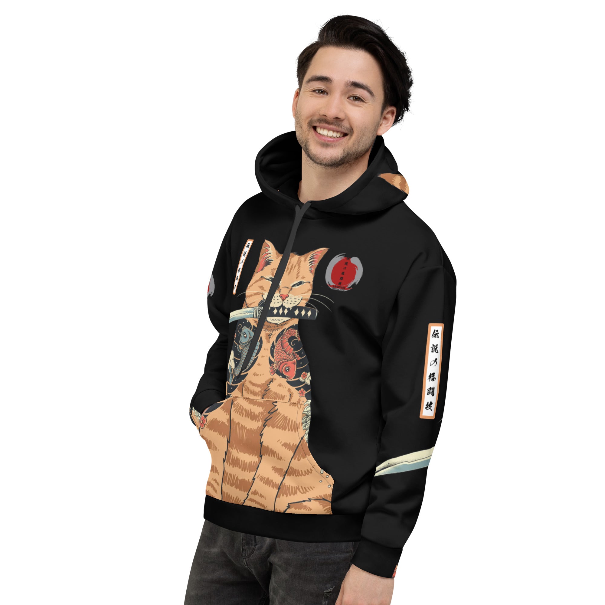 Legends Samurai Cat Hoodie