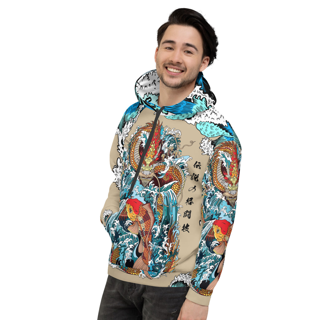 Dragon Water Koi Hoodie