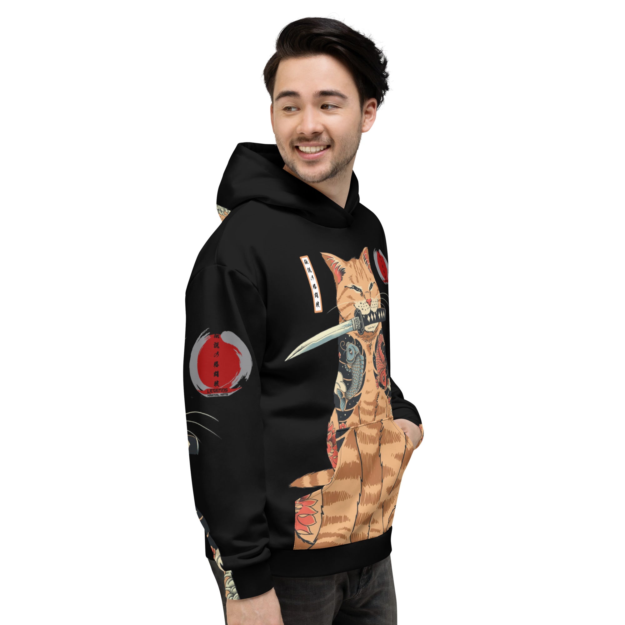 Legends Samurai Cat Hoodie