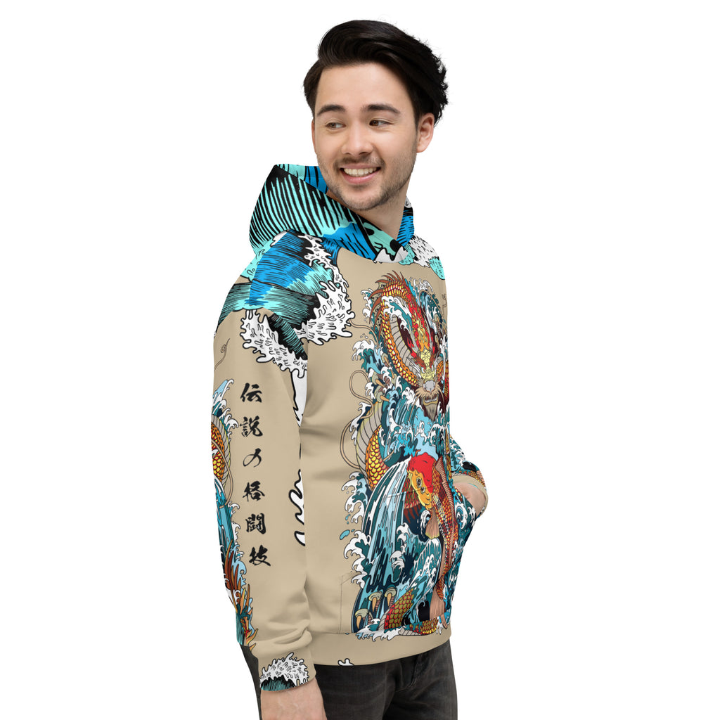 Dragon Water Koi Hoodie