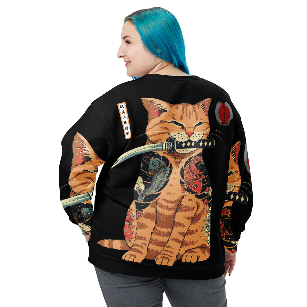 Legends Samurai Cat Sweatshirt