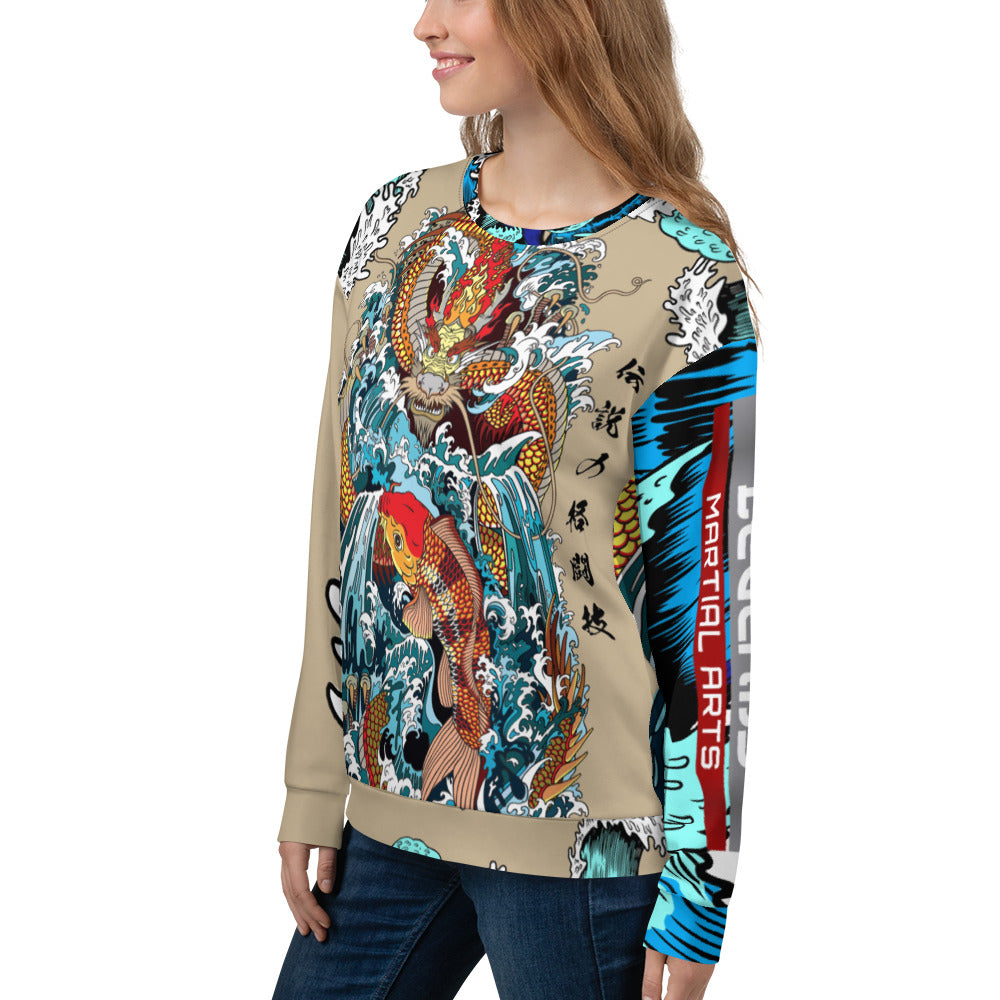 dragon water koi Sweatshirt