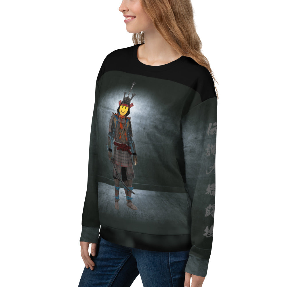 smiley samurai Sweatshirt