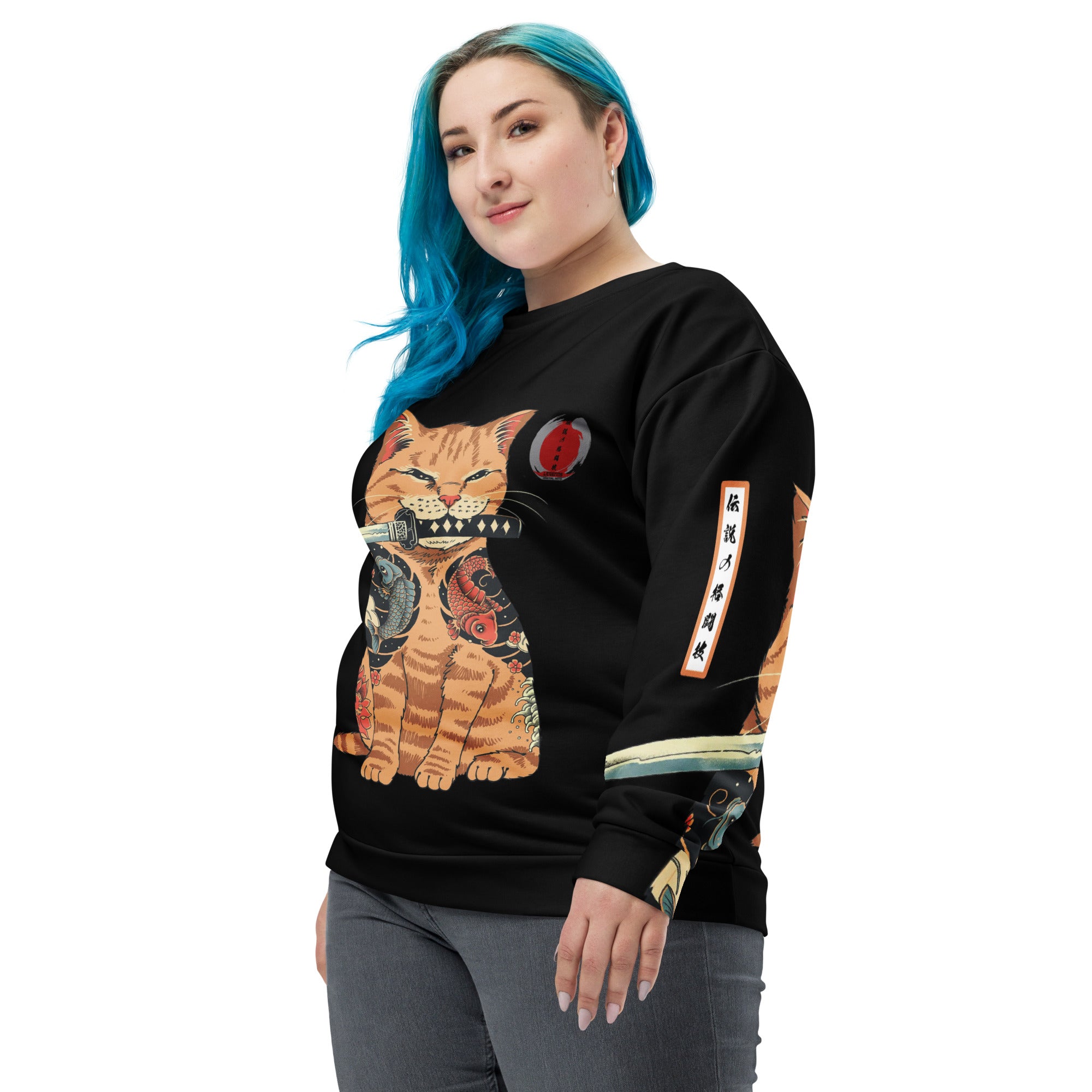 Legends Samurai Cat Sweatshirt
