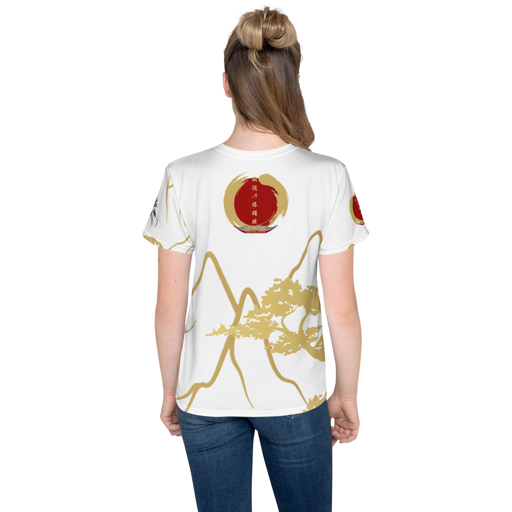 Youth golden crane t-shirt