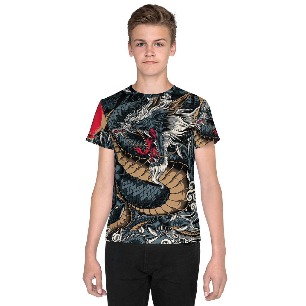 Youth blue dragon t-shirt