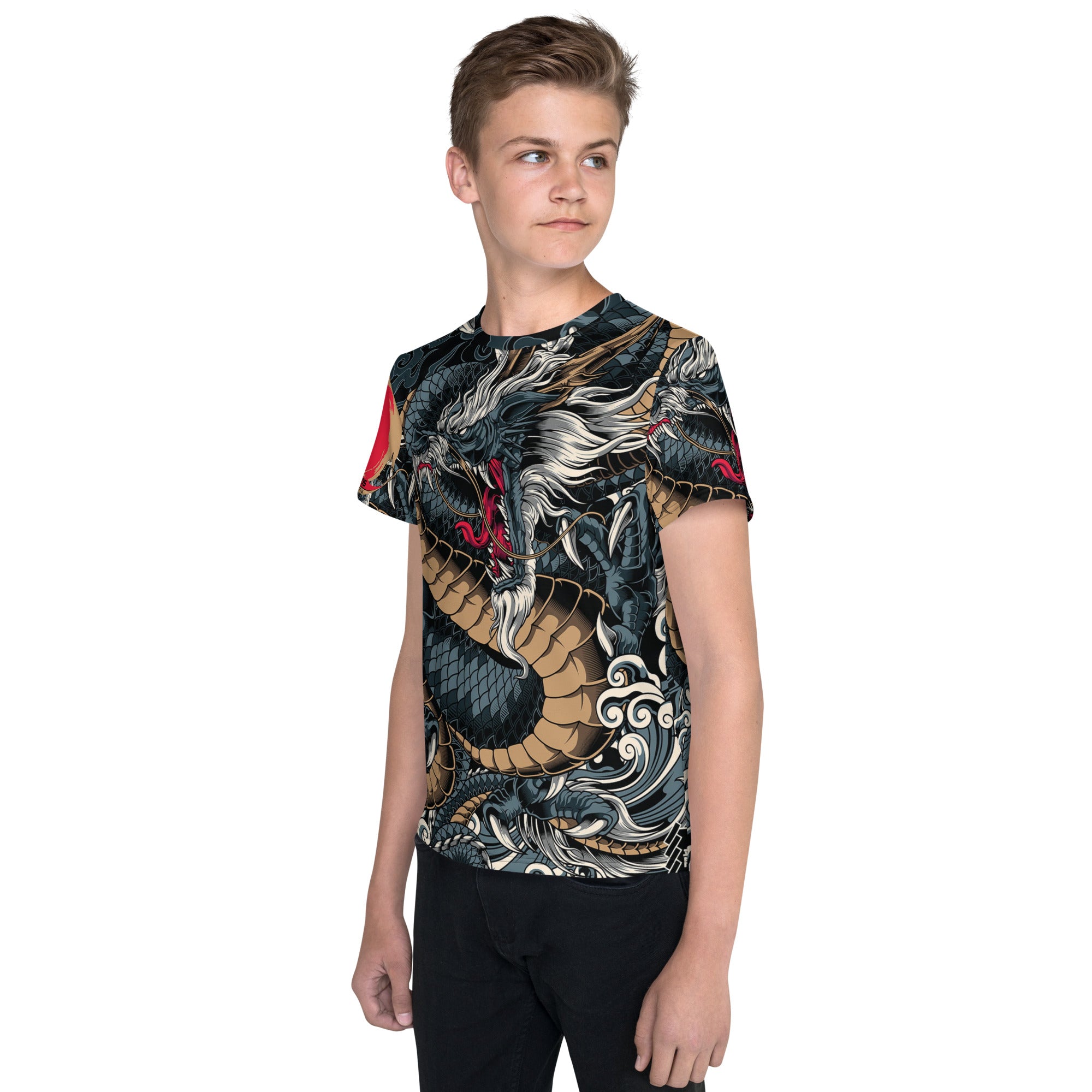 Youth blue dragon t-shirt