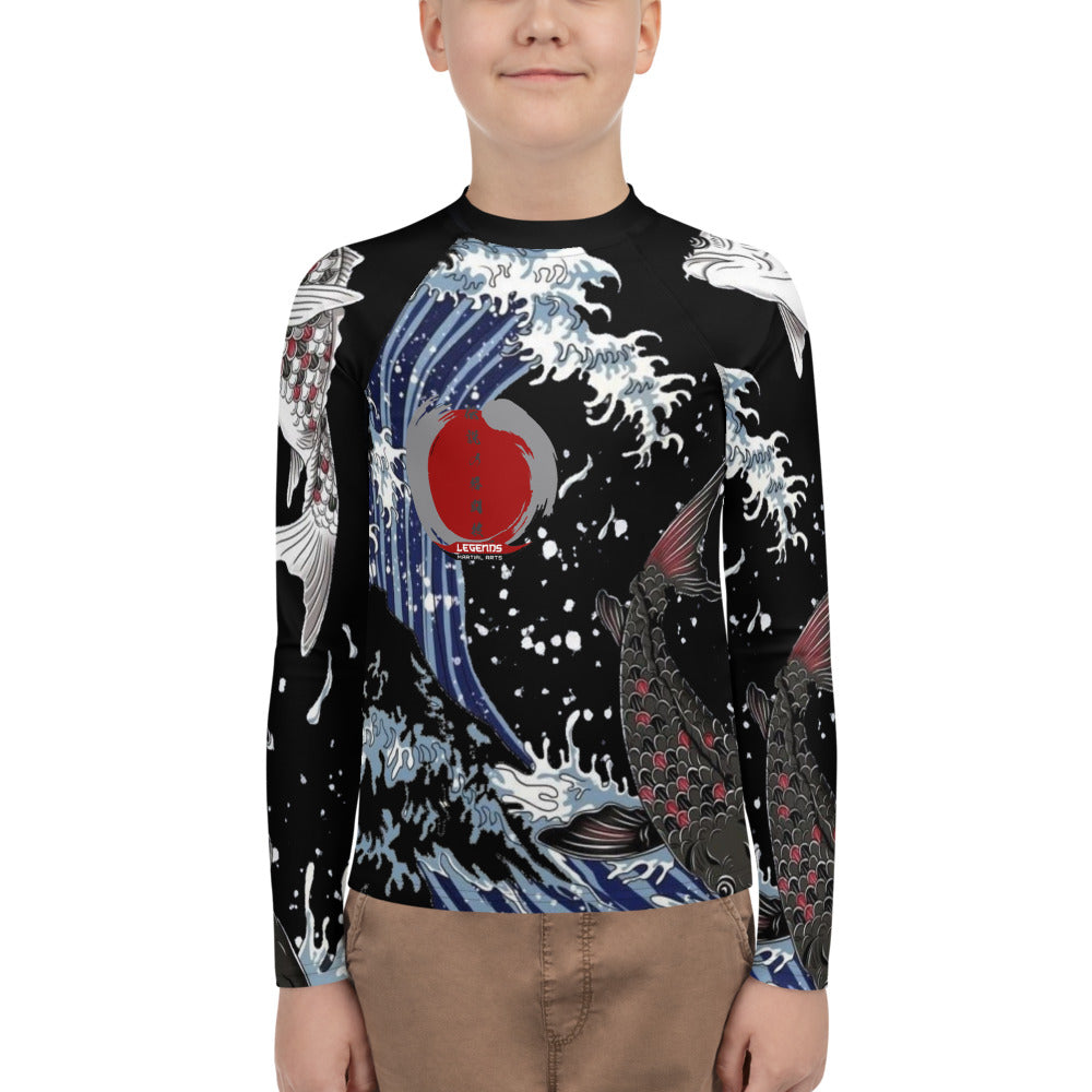 Legends Koi Youth Rash Guard