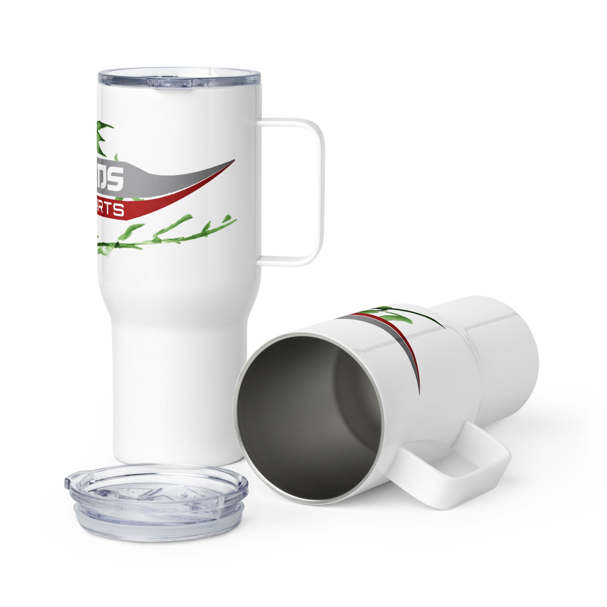 Legends Bamboo Travel mug with a handle