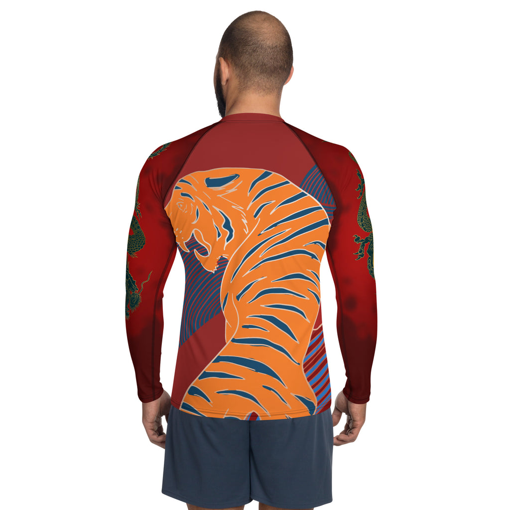 legends dragon tiger Rash Guard