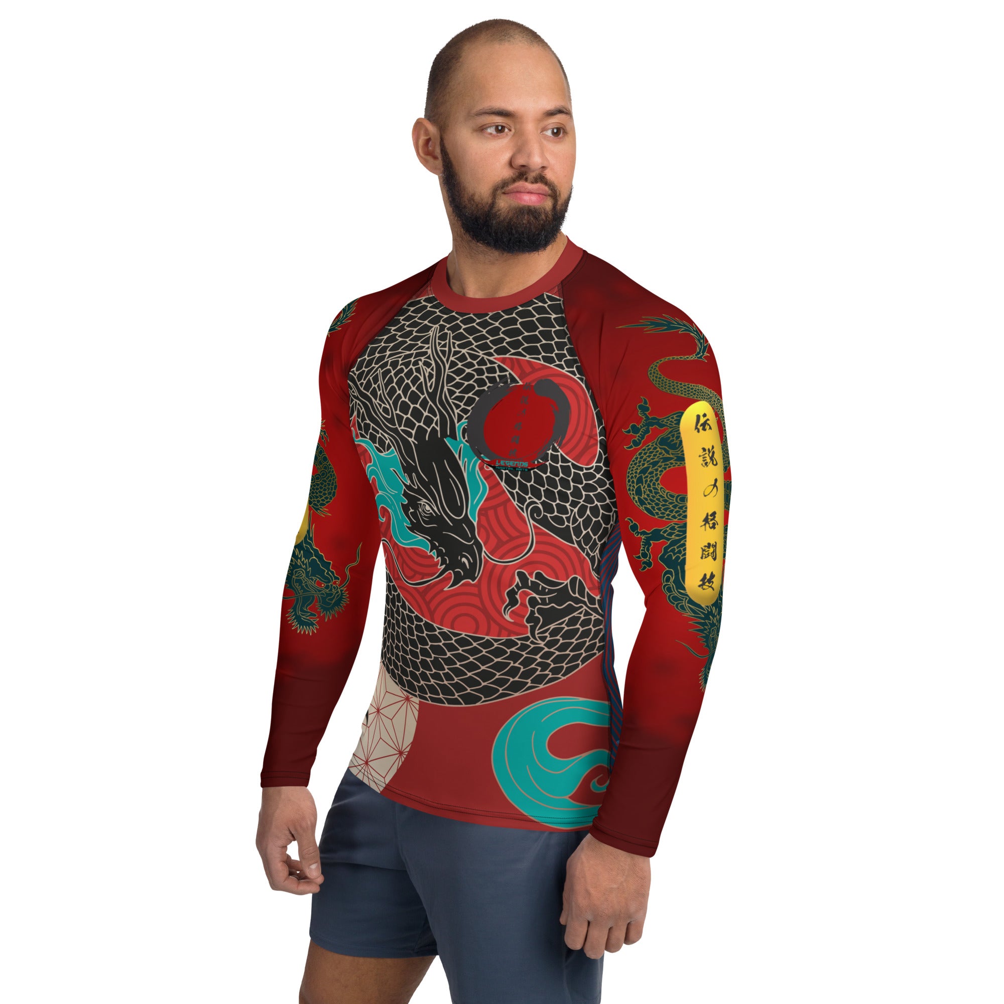 legends dragon tiger Rash Guard