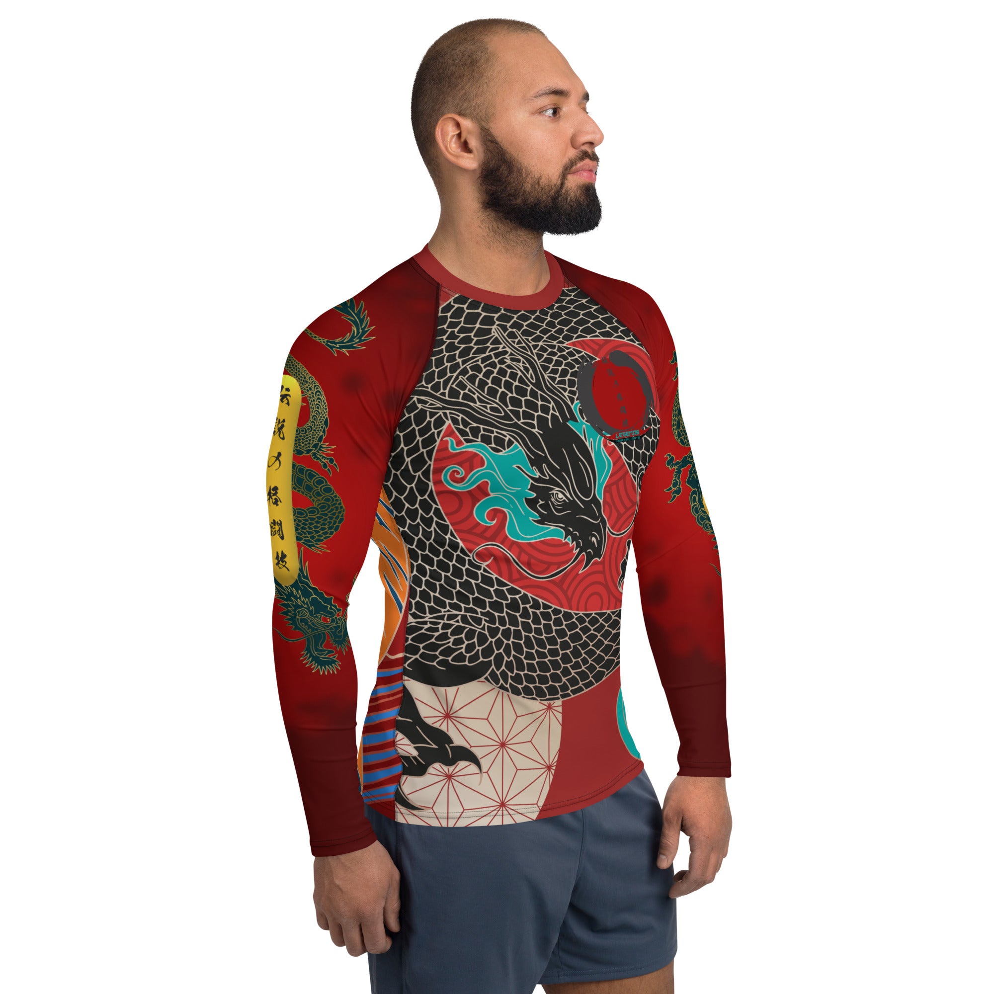 legends dragon tiger Rash Guard