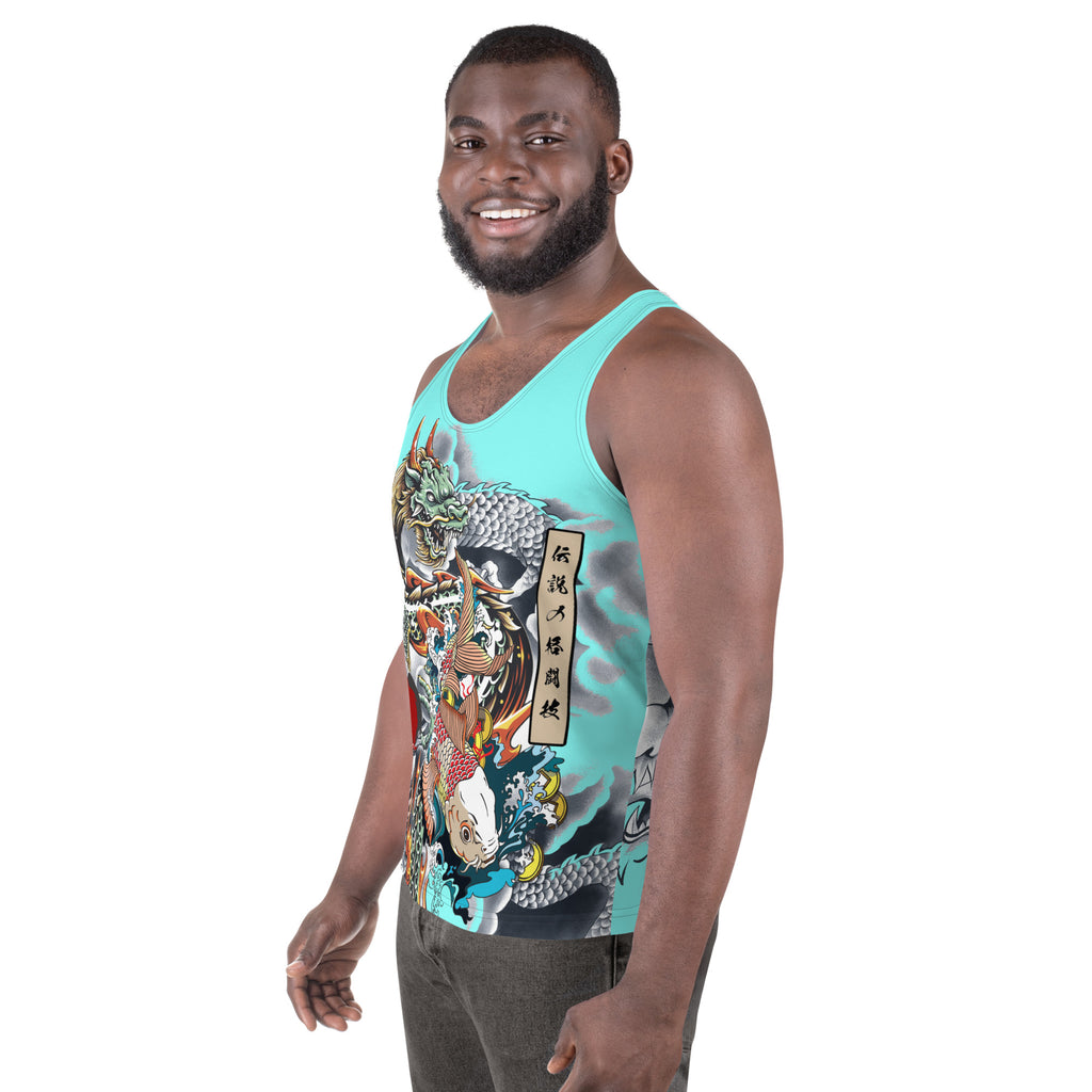 legends dragon/koi Tank Top