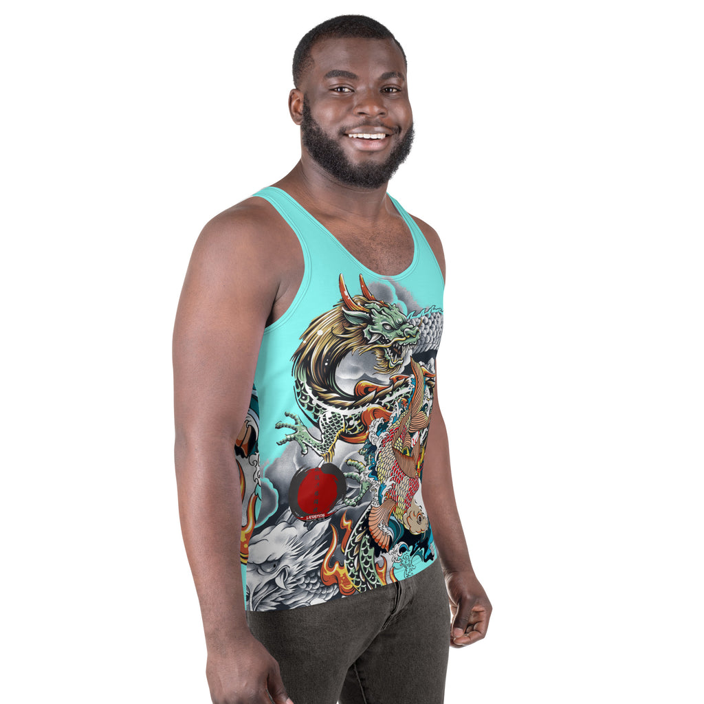 legends dragon/koi Tank Top